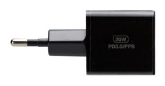 Mobilize Wall Charger Usb-C Gan 30W With Pd/Pps Black - 123TelecomShop
