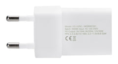 Mobilize Wall Charger Usb-C Gan 30W With Pd/Pps + Usb-C Nylon Cable 1.2M White - 123TelecomShop