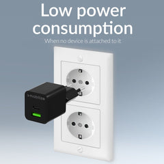 Mobilize Wall Charger Usb-C + Usb Gan 30W With Pd/Pps Black - 123TelecomShop
