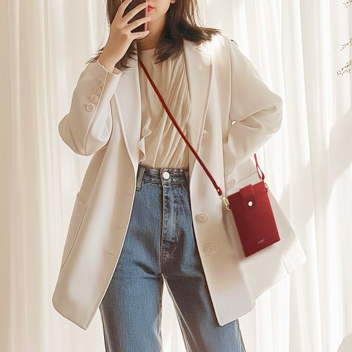 Multifunctioneel tasje/ Festival tas / schoudertas / Crossbody Bag / Afterwork / Rood - 123TelecomShop