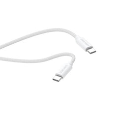 Musthavz Braided USB - C naar USB - C 0.5 Meter - Wit - 123TelecomShop