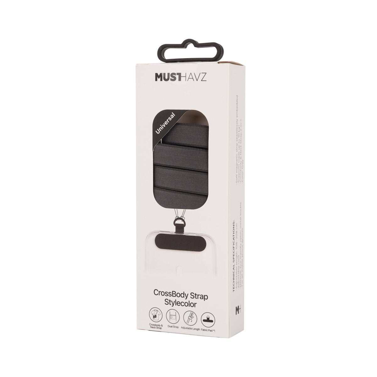 Musthavz Draagkoord - Zwart - 123TelecomShop