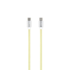 Musthavz Extra Sterke Nylon Magnetische USB - C Kabel - Geel - 123TelecomShop