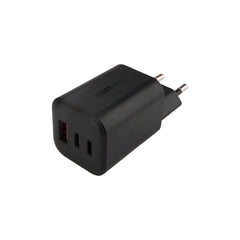 Musthavz Snellader - 65W - USB C Oplader - 3 - Poorts USB - C/USB - A - Zwart - 123TelecomShop