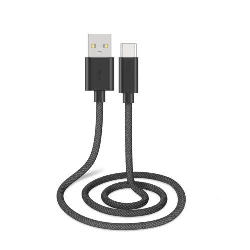 Musthavz USB - A naar USB - C Kabel 0.5 Meter - Zwart - 123TelecomShop