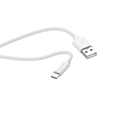 Musthavz USB - A naar USB - C Kabel 1 Meter - Wit - 123TelecomShop