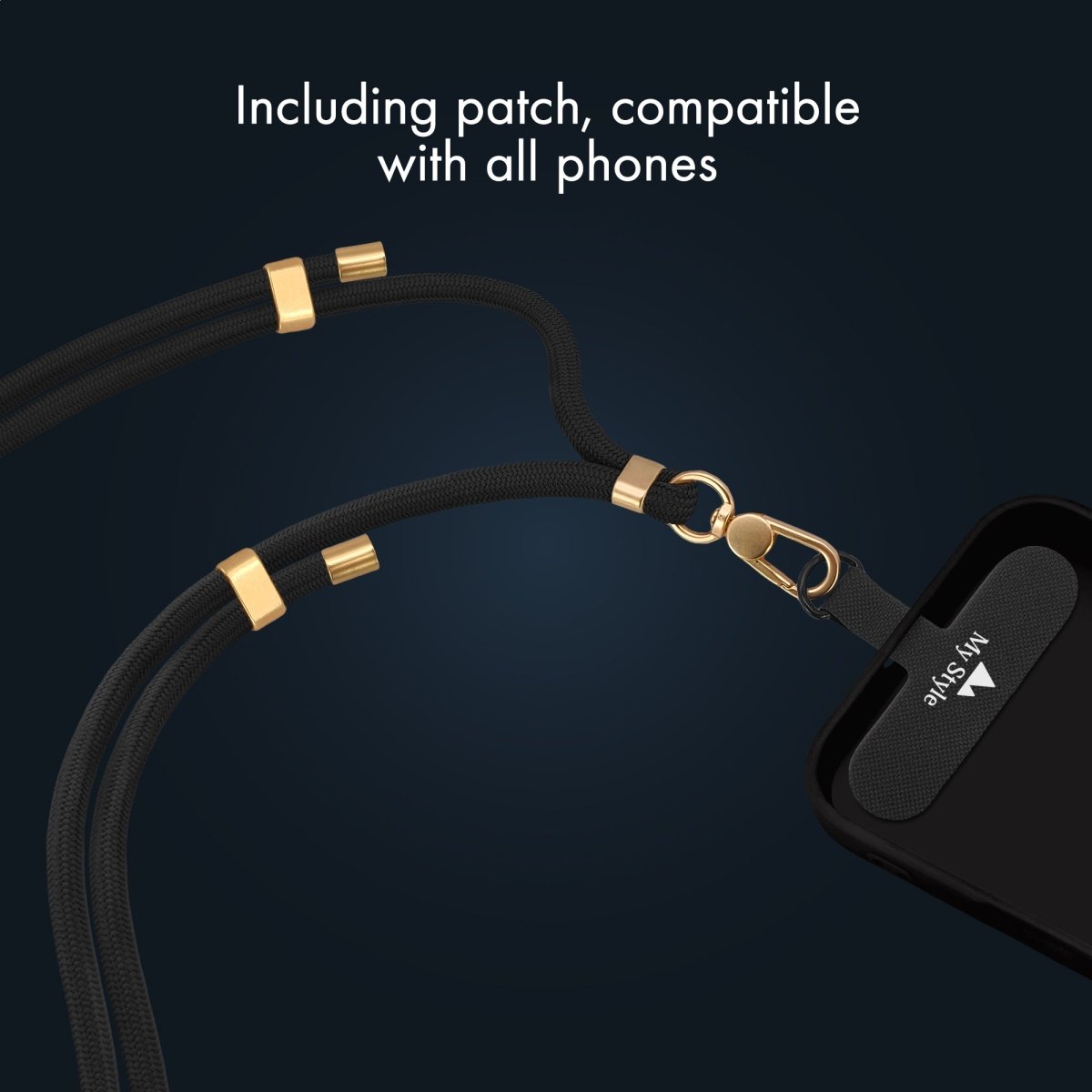 My Style Body & Wrist (2 - Pack) Lanyard Set - Black - 123TelecomShop