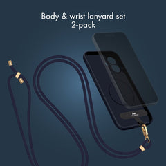 My Style Body & Wrist (2 - Pack) Lanyard Set - Blue - 123TelecomShop