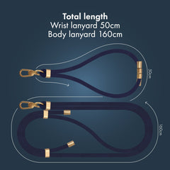 My Style Body & Wrist (2 - Pack) Lanyard Set - Blue - 123TelecomShop