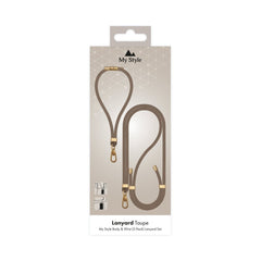 My Style Body & Wrist (2 - Pack) Lanyard Set - Taupe - 123TelecomShop