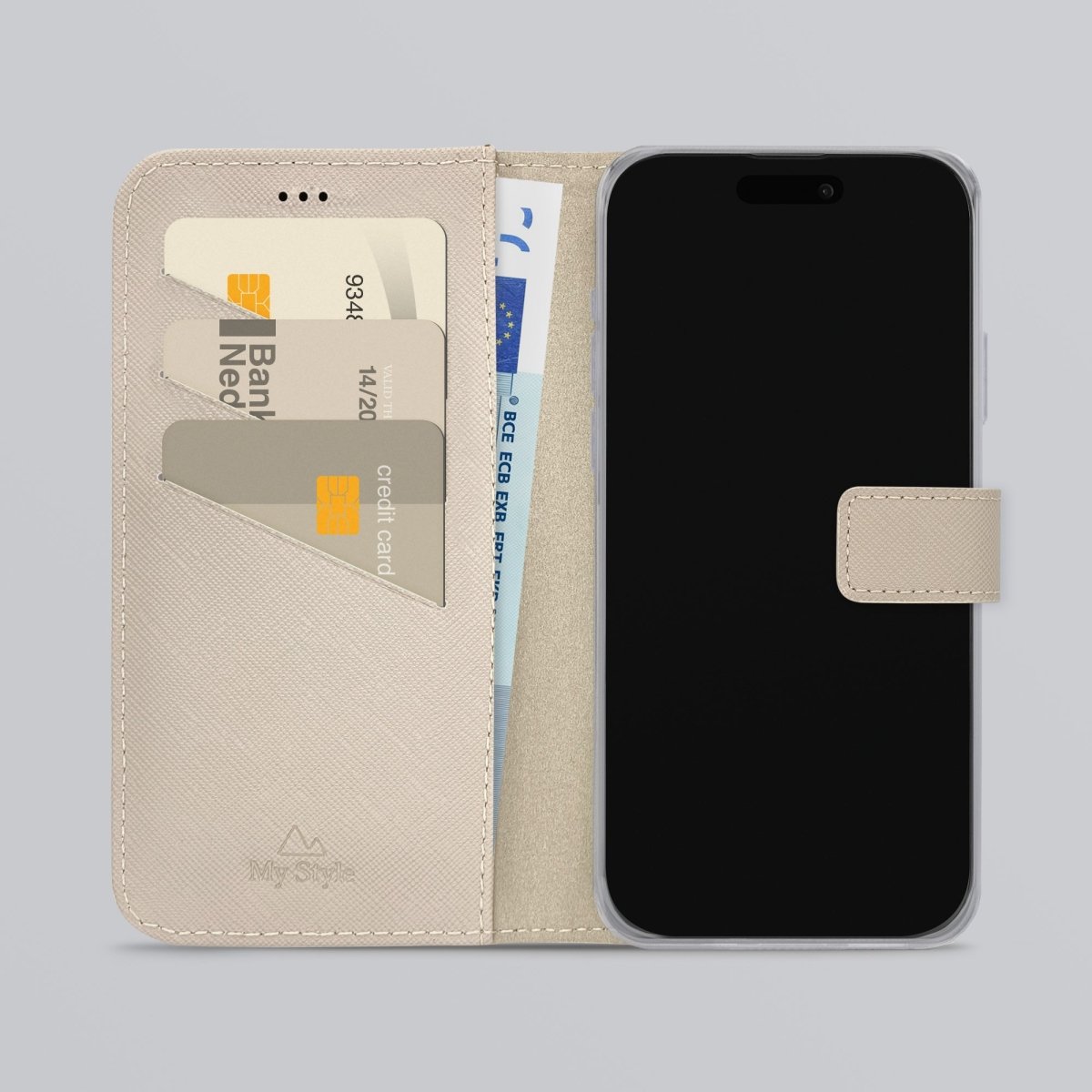 My Style Flex Wallet For Apple Iphone 17 Pro Warm Taupe - 123TelecomShop