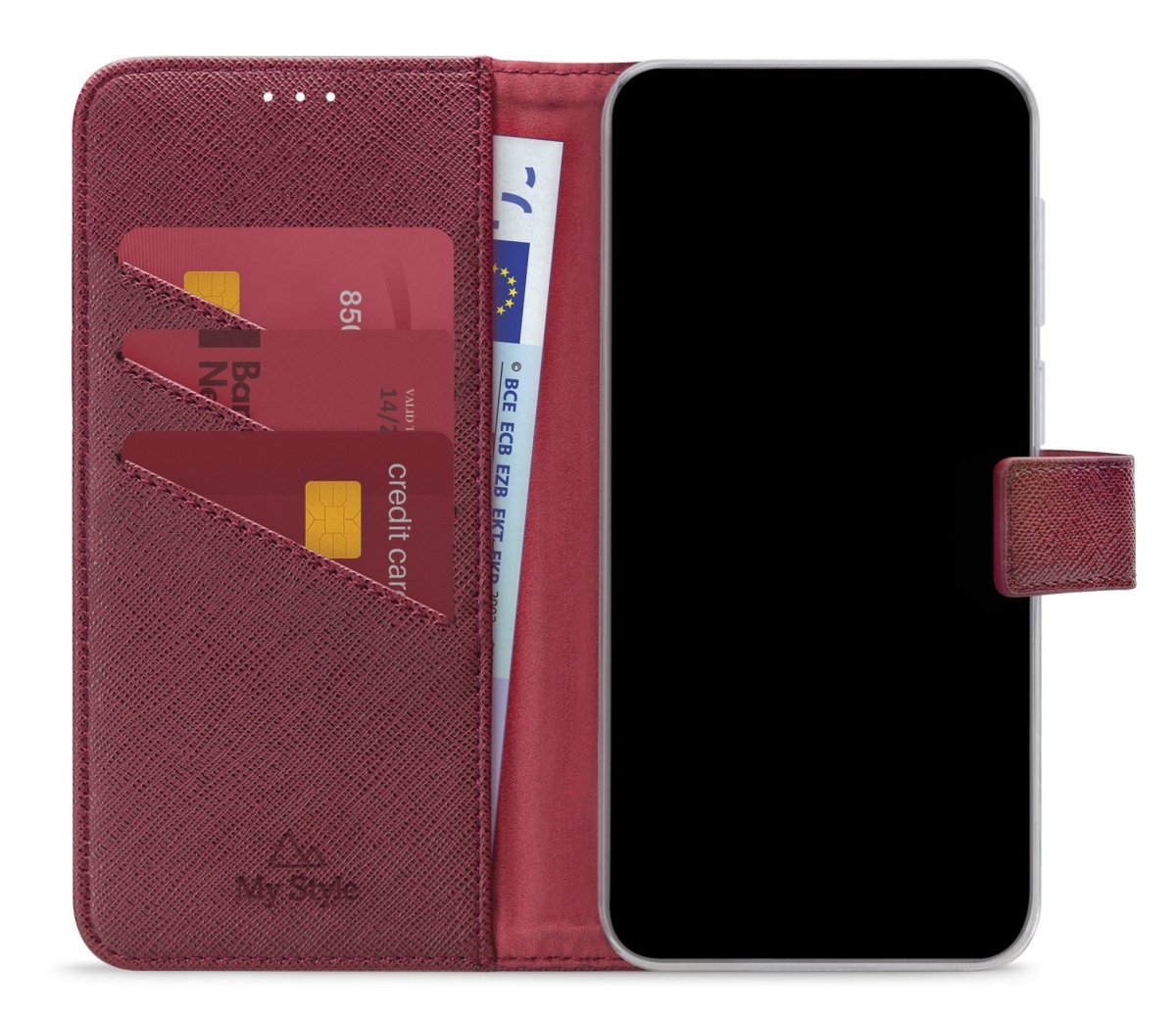 My Style Flex Wallet For Samsung Galaxy A26 5G/A17 (4G/5G) Bordeaux - 123TelecomShop