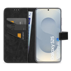 My Style Flex Wallet For Samsung Galaxy S25 5G Black - 123TelecomShop