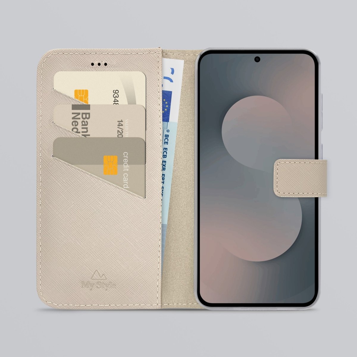 My Style Flex Wallet For Samsung Galaxy S25 Fe 5G Warm Taupe - 123TelecomShop