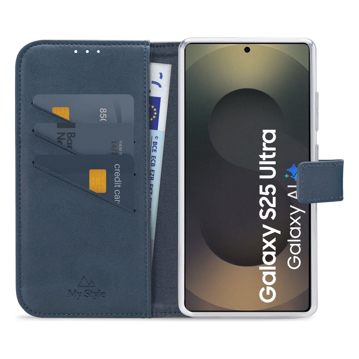 My Style Flex Wallet For Samsung Galaxy S25 Ultra 5G Ocean Blue - 123TelecomShop