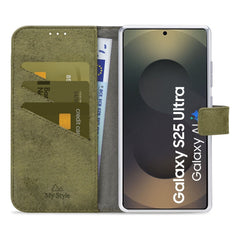 My Style Flex Wallet For Samsung Galaxy S25 Ultra 5G Olive - 123TelecomShop