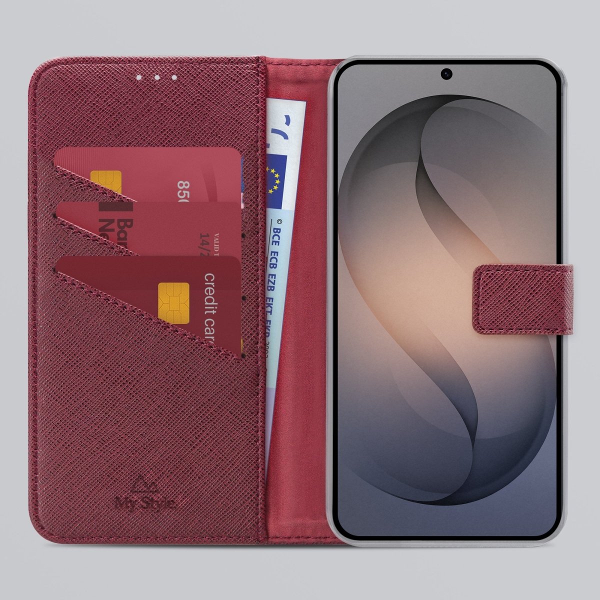 My Style Flex Wallet For Samsung Galaxy S26+ 5G Bordeaux - 123TelecomShop