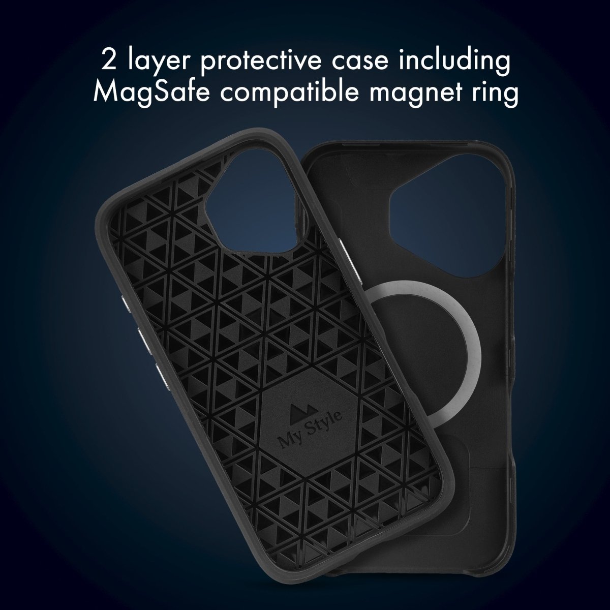 My Style Magsafe Tough Case For Apple Iphone 17 Pro Black - 123TelecomShop