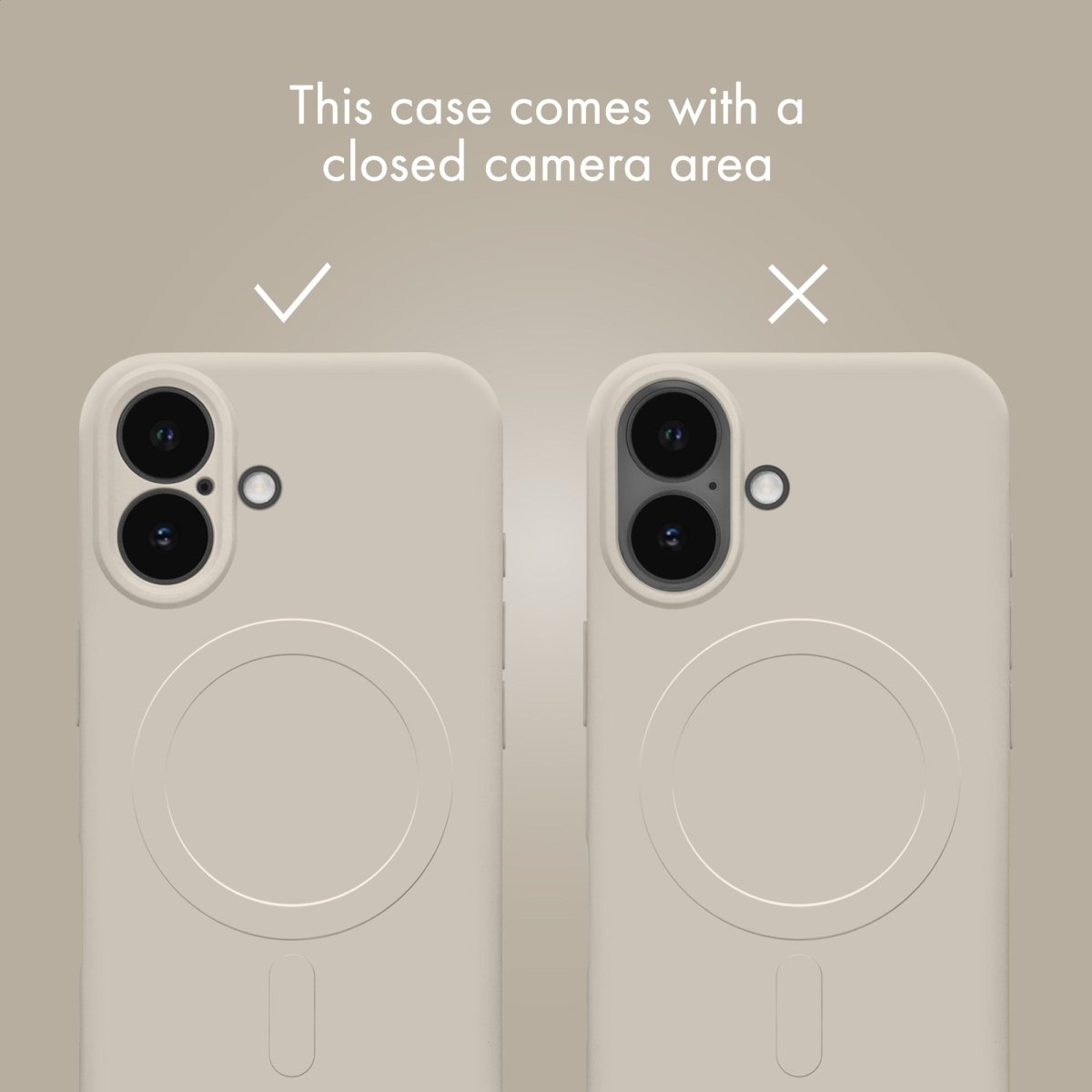 My Style Protective Flex Magsafe Compatible Case For Iphone 17 Air Antique White - 123TelecomShop