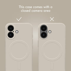My Style Protective Flex Magsafe Compatible Case For Iphone 17 Antique White - 123TelecomShop