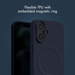 My Style Protective Flex Magsafe Compatible Case For Iphone 17 Midnight Blue - 123TelecomShop