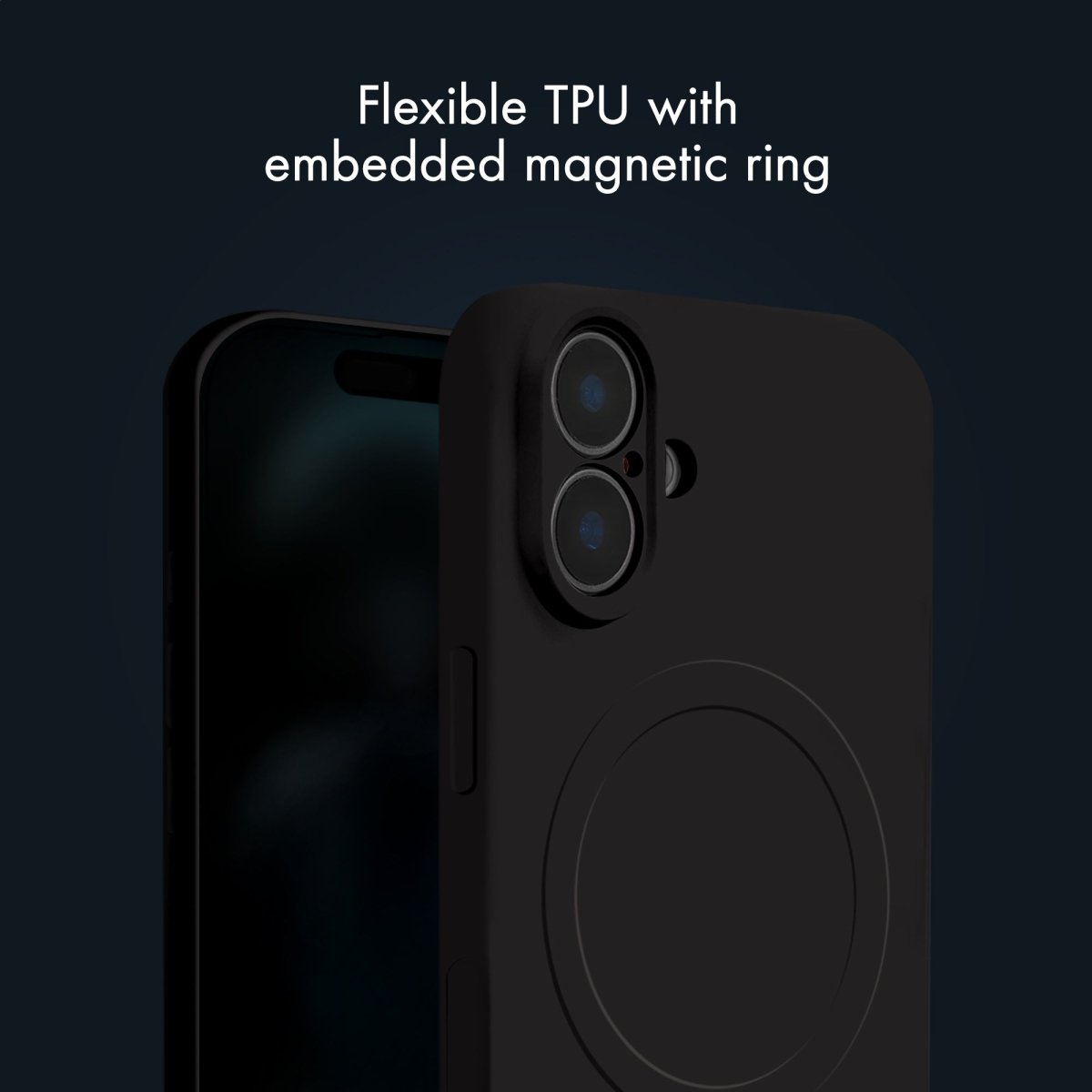 My Style Protective Flex Magsafe Compatible Case For Iphone 17 Pro Black - 123TelecomShop