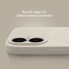 My Style Protective Flex Magsafe Compatible Case For Samsung Galaxy S25 Fe 5G Antique White - 123TelecomShop