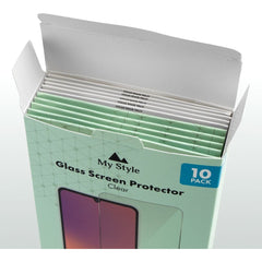 My Style Tempered Glass Screen Protector For Apple Iphone 16 Pro Max/17 Pro Max Clear (10 - Pack) - 123TelecomShop