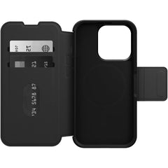 Otterbox Strada Magsafe Apple Iphone 15 Pro Shadow Black - 123TelecomShop