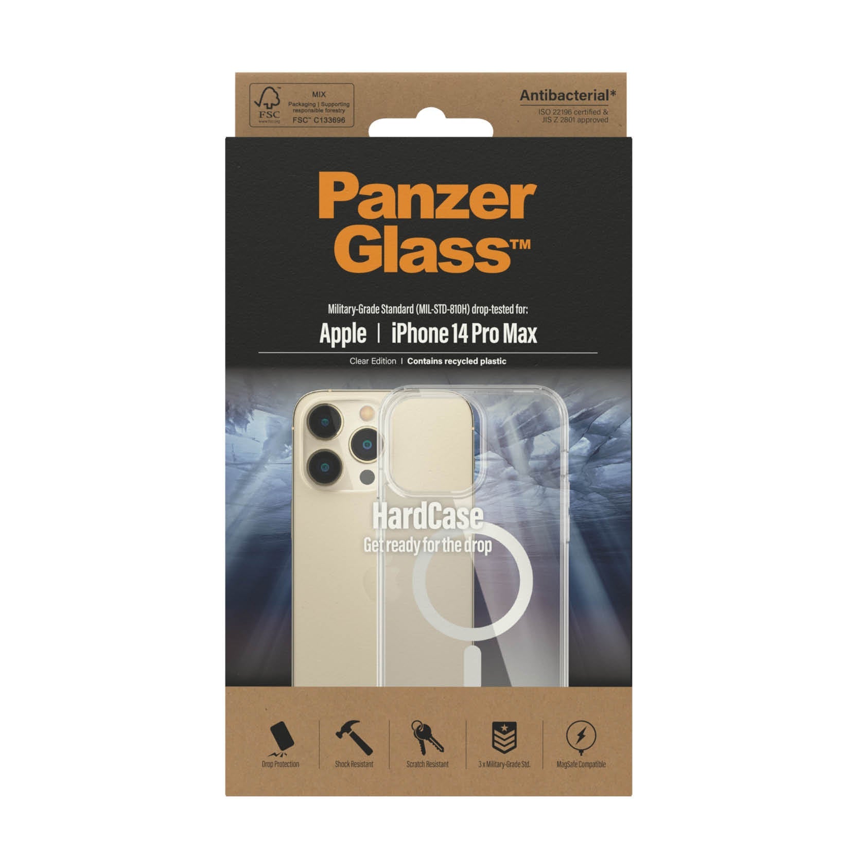 PanzerGlass Apple iPhone 14 Pro Max MagSafe HardCase, Transparant - 123TelecomShop