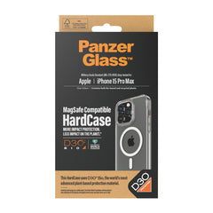 PanzerGlass Apple iPhone 15 Pro Max MagSafe HardCase D30, Transparant - 123TelecomShop