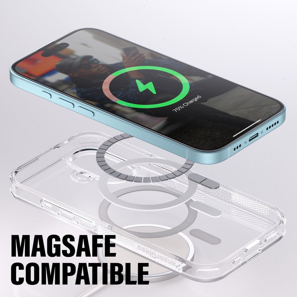 PanzerGlass Apple iPhone 16 MagSafe HardCase, Transparant - 123TelecomShop