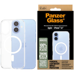 PanzerGlass Apple iPhone 16 MagSafe HardCase, Transparant - 123TelecomShop