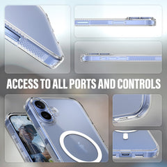 PanzerGlass Apple iPhone 16 Plus MagSafe HardCase, Transparant - 123TelecomShop