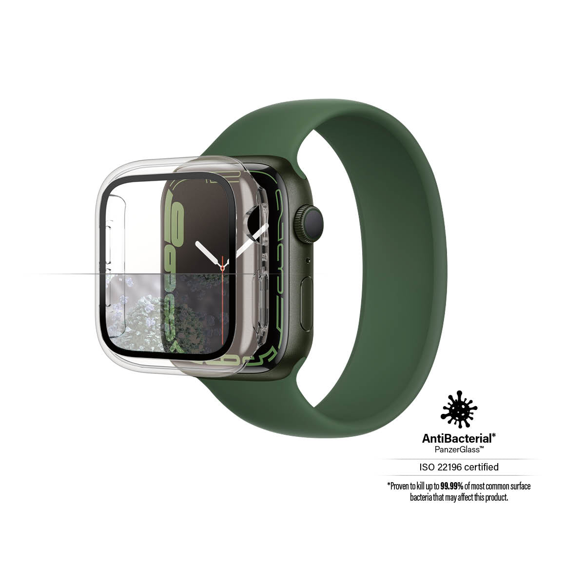 PanzerGlass Apple Watch Screenprotector 7/8/9 41MM, Transparant - 123TelecomShop