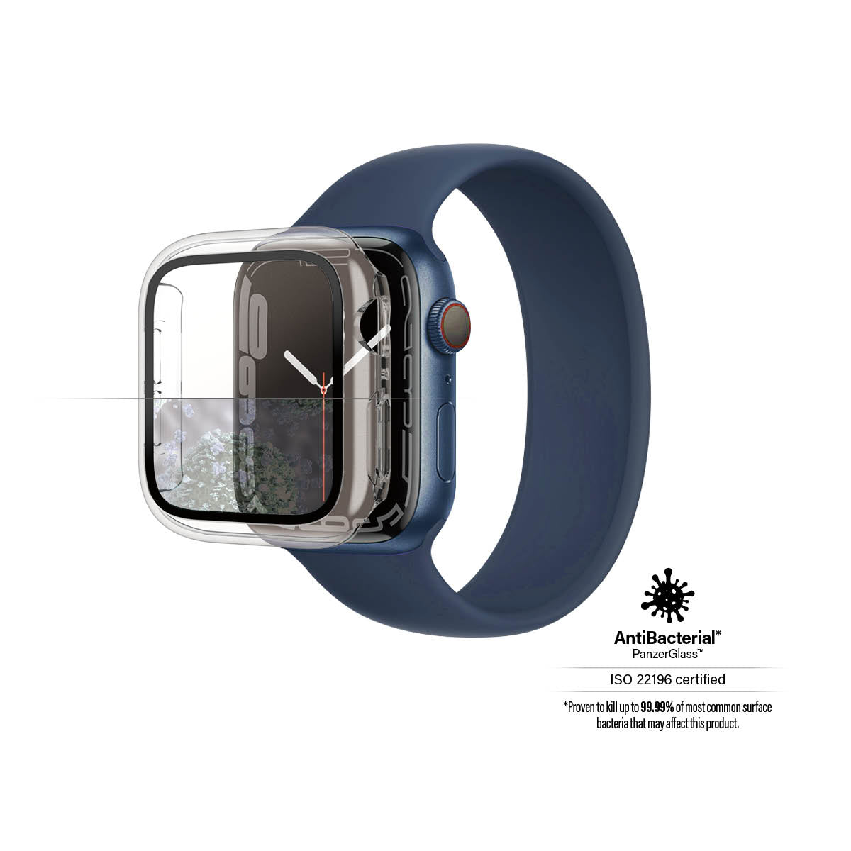 PanzerGlass Apple Watch Screenprotector 7/8/9 45MM, Transparant - 123TelecomShop