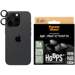 PanzerGlass Hoops Ceramic iPhone 16 Pro / 16 Pro Max Camera Lens Protector Glas - 123TelecomShop