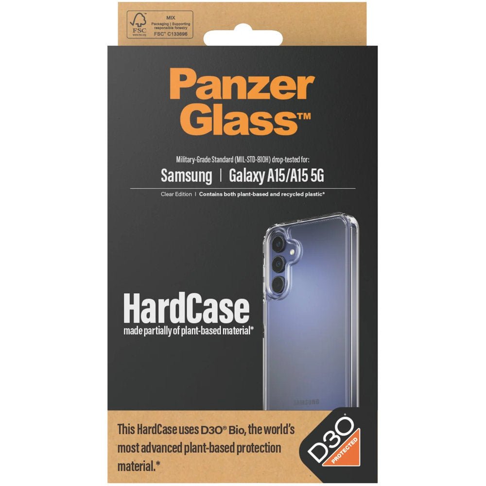 PanzerGlass Samsung A15 HardCase D30, Transparant - 123TelecomShop