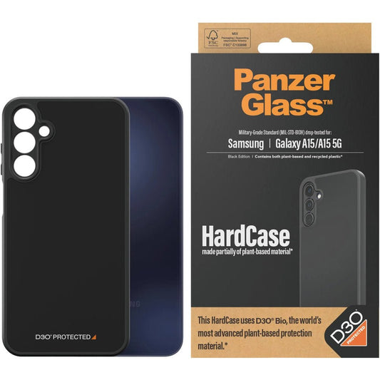 PanzerGlass Samsung A15 HardCase D30, Zwart - 123TelecomShop