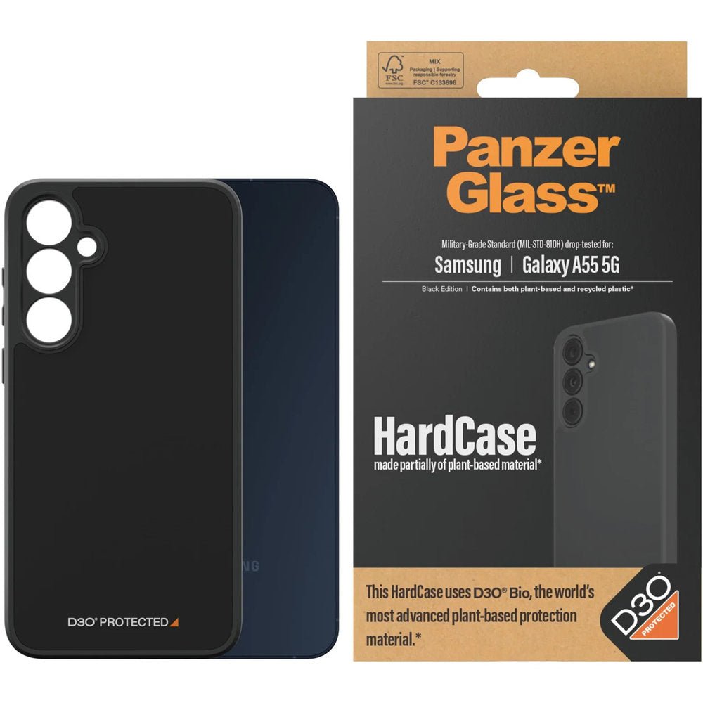 PanzerGlass Samsung A35 HardCase D30, Zwart - 123TelecomShop