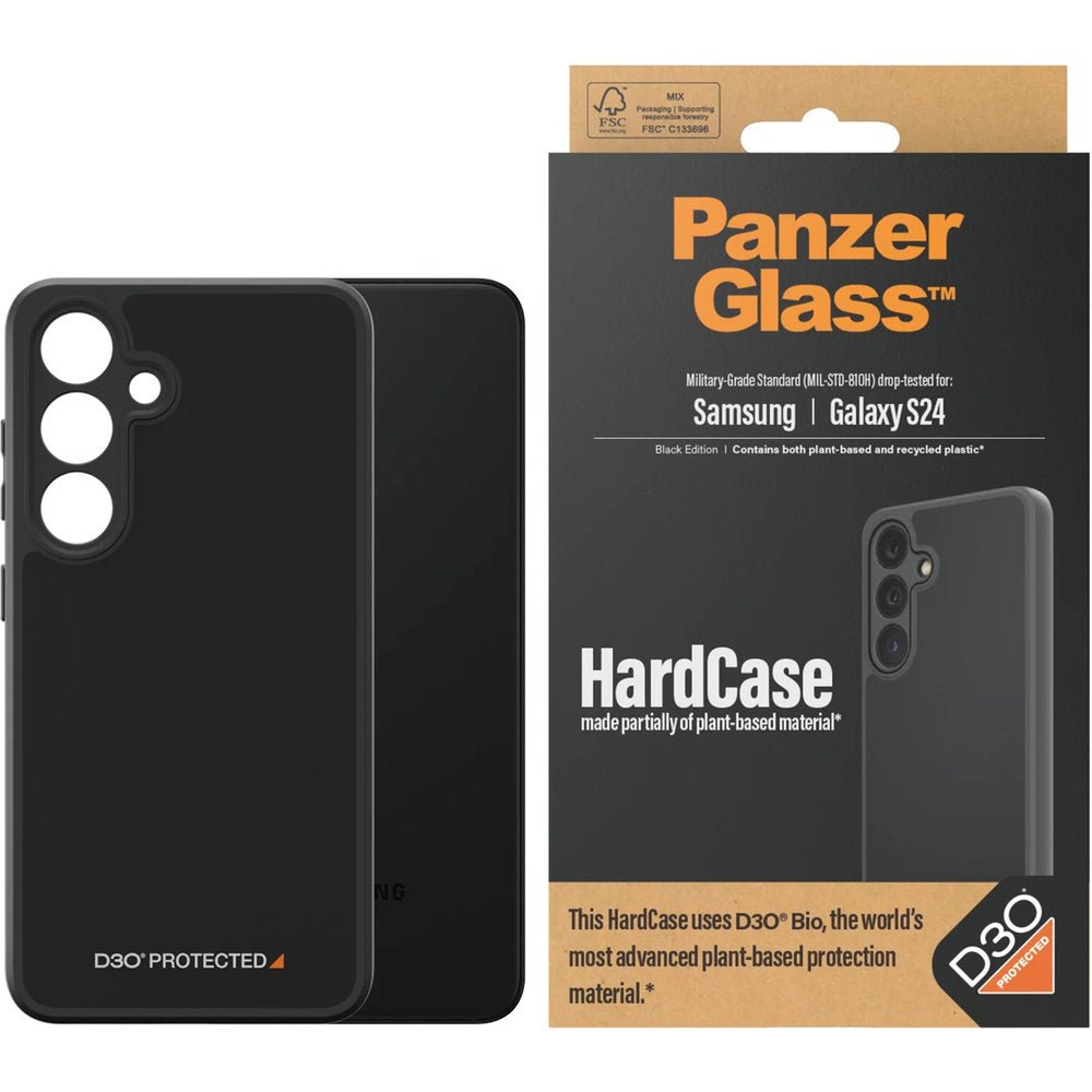 PanzerGlass Samsung S24 HardCase D30, Zwart - 123TelecomShop