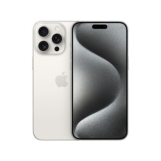 Refurbished iPhone 15 Pro Max 256GB - Wit - Nieuwstaat - 123TelecomShop