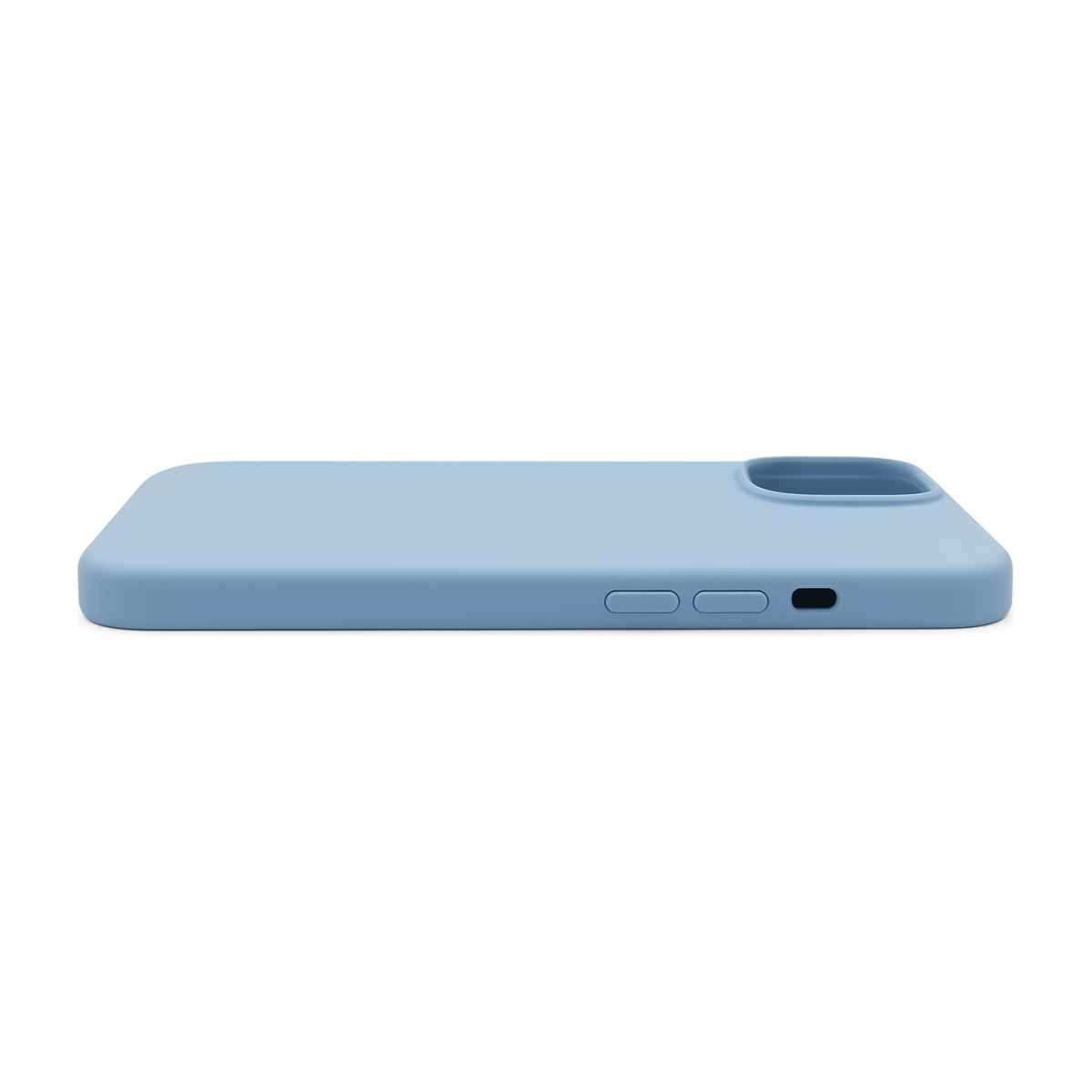 SafeByB iPhone 15 MagSafe Siliconen Case - Lichtblauw - 123TelecomShop