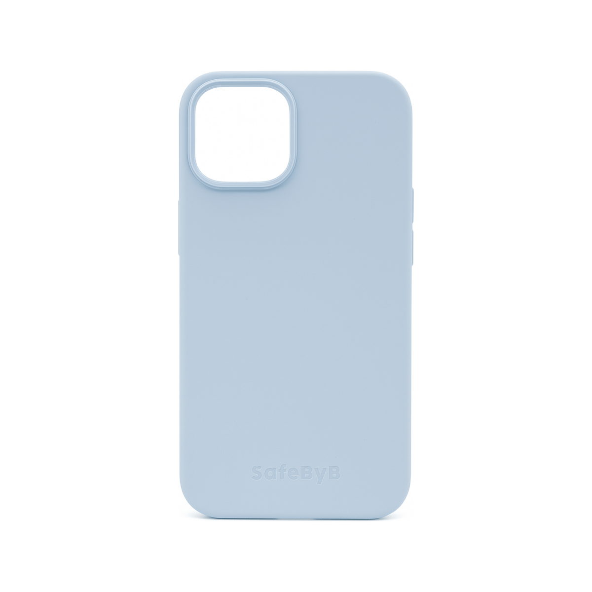 SafeByB iPhone 15 MagSafe Siliconen Case - Lichtblauw - 123TelecomShop