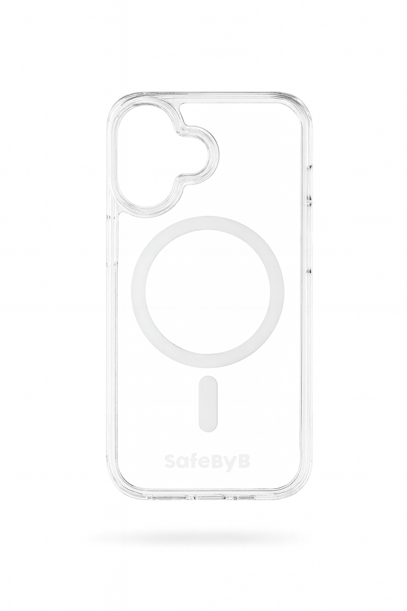 SafeByB iPhone 17 MagSafe Hoes – Transparant - 123TelecomShop