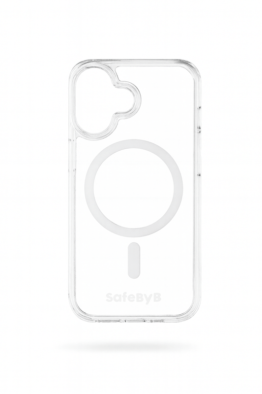 SafeByB iPhone 17 MagSafe Hoes – Transparant - 123TelecomShop