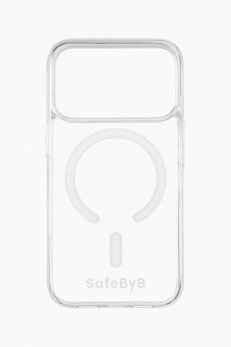 SafeByB iPhone 17 Pro Max MagSafe Hoes – Transparant - 123TelecomShop