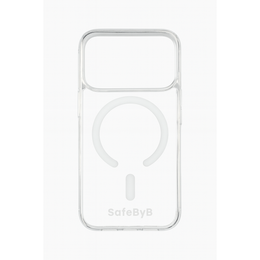 SafeByB iPhone 18 Pro / 17 Pro MagSafe Hoes – Transparant
