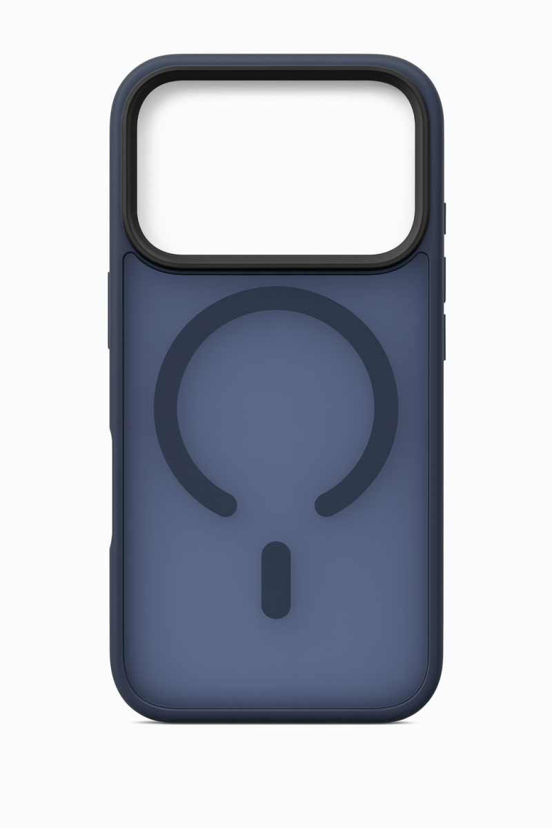 SafeByB iPhone 17 Pro Max Matte MagSafe Hoes – Blauw - 123TelecomShop