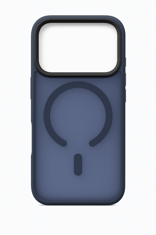 SafeByB iPhone 17 Pro Max Matte MagSafe Hoes – Blauw - 123TelecomShop